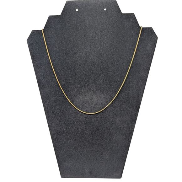 E.G. Italy 14K Yellow Gold Snake Chain Necklace – 20”, 4.49g, Hallmarked - Picture 1 of 5